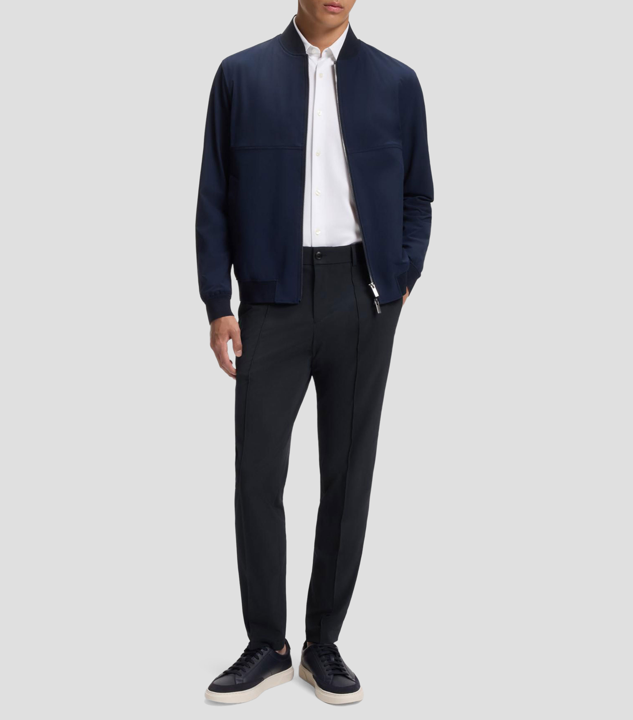 Pantalón slim de tejido elástico técnico Hombre